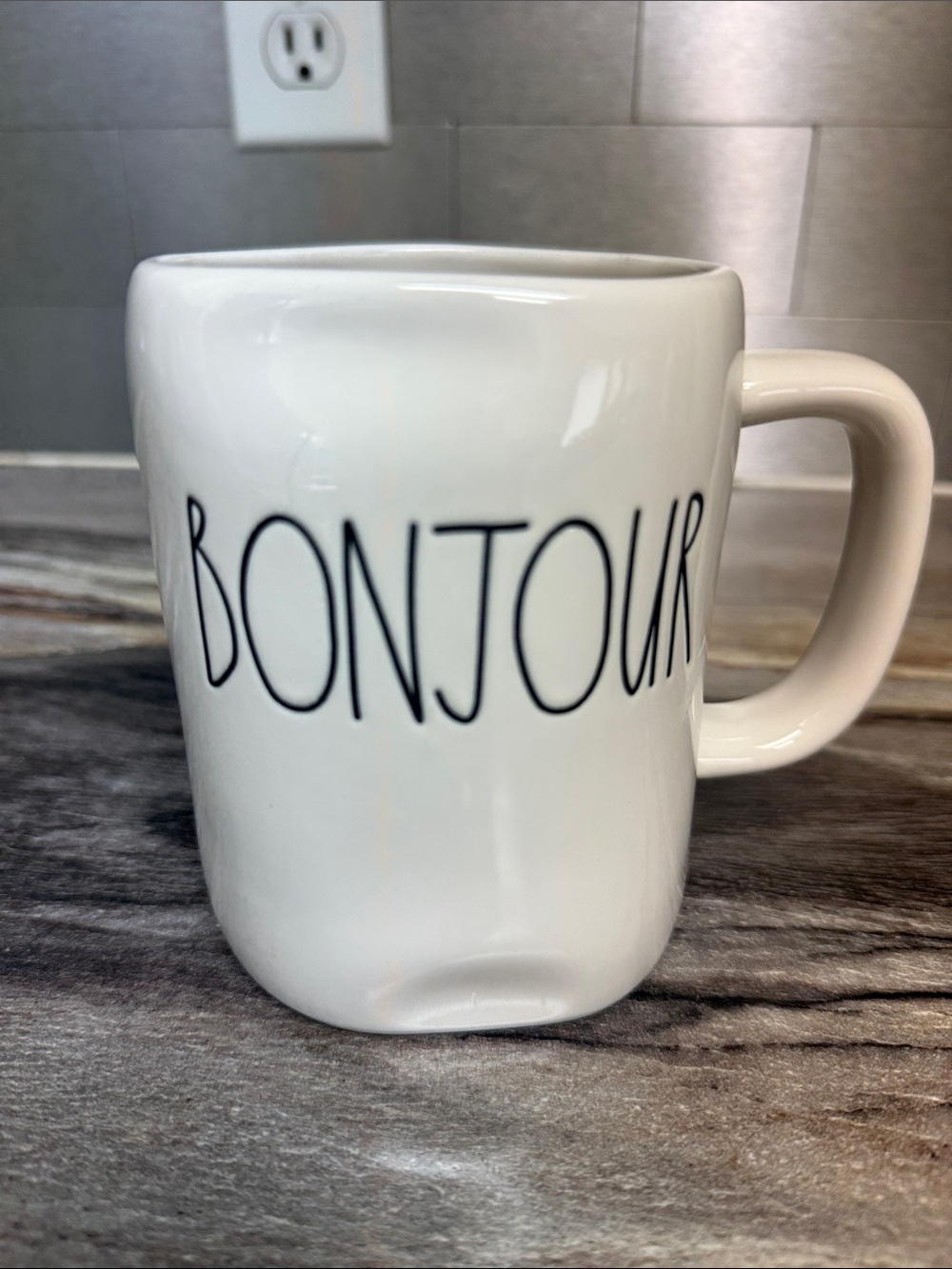 Rae Dunn BONJOUR mug